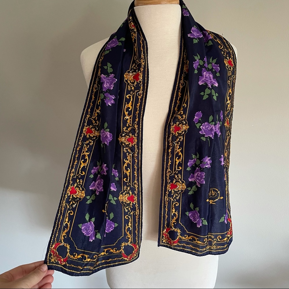 Vintage Silky Scarf